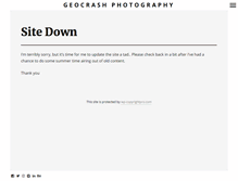 Tablet Screenshot of geocrashphotography.com